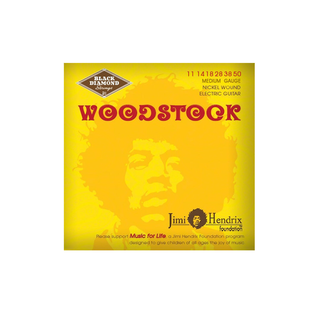 Black Diamond Strings ブラックダイヤモンド・ストリングス NJH◯◯N エレキギター弦 Jimi Hendrix 財団シリーズ