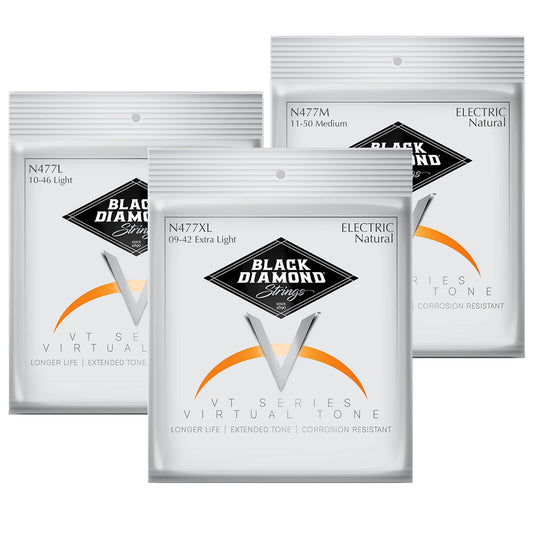 Black Diamond Strings ブラックダイヤモンド・ストリングス N477◯◯ エレキギター弦 無コーティングシリーズ
