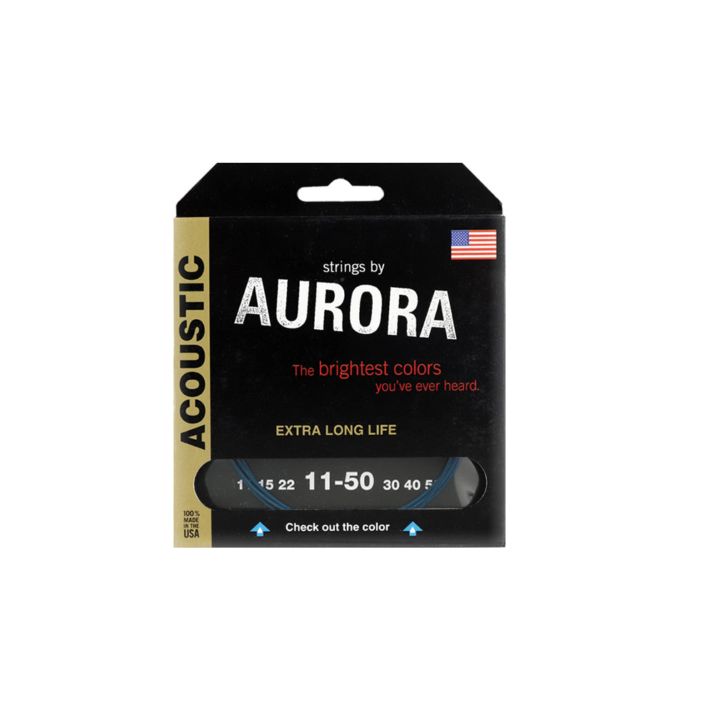 Aurora オーロラ カラーアコースティックギター弦
