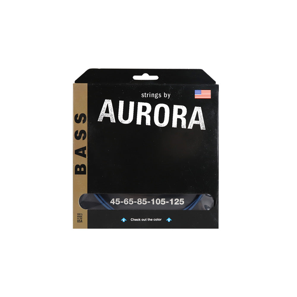Aurora オーロラ カラー5弦ベース弦(45-125)