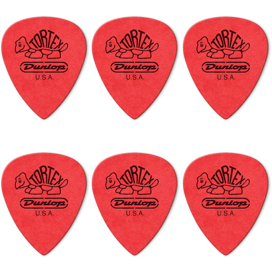 JIM Dunlop Tortex TIII べっ甲柄 III ティアドロップ ギターピック 462R 6枚入り