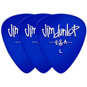 Jim Dunlop Gels ポリカーボネート ティアドロップ ピック 5ゲージ展開 3枚入り
