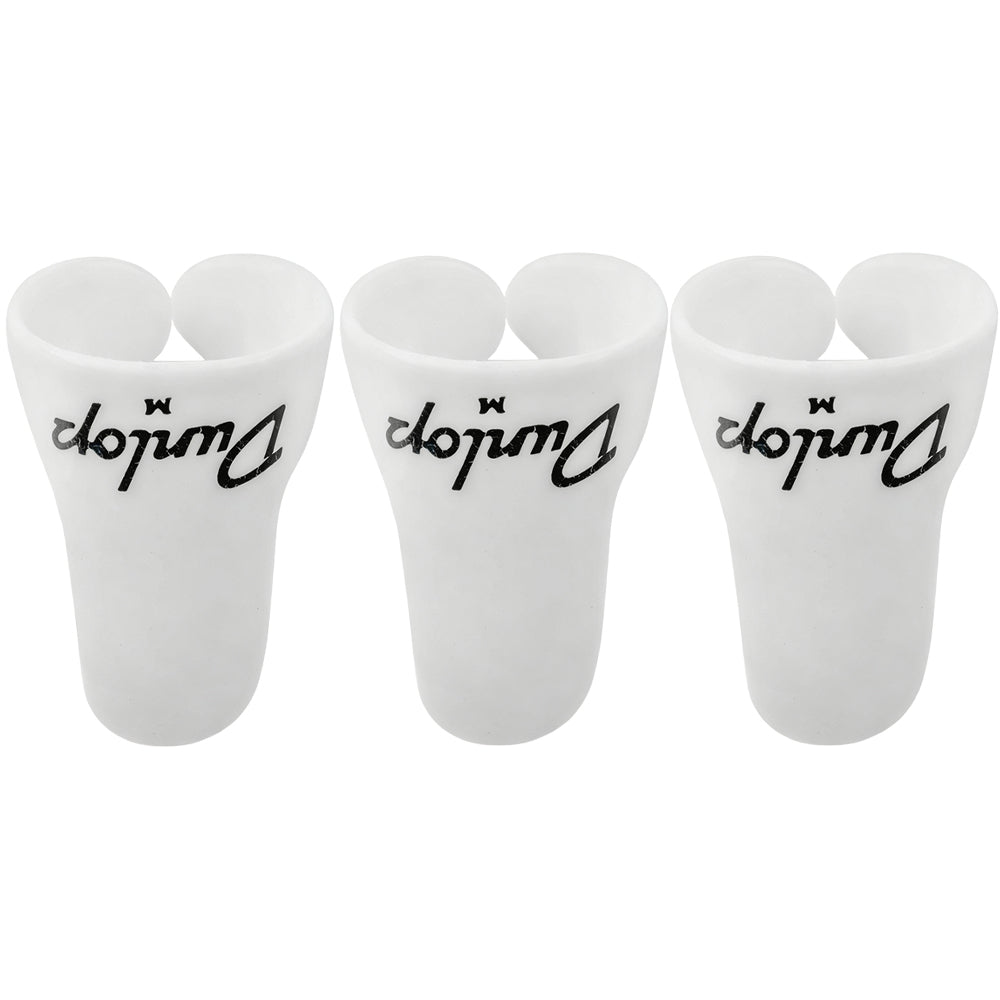 Jim Dunlop White Plastic Fingerpicks 9011R / 9021R 3枚入り