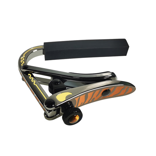 SHUBB シャブ アンバー ギターカポタスト エナメル装飾カポ 限定モデル 圧力調整 カポタスト【並行輸入】