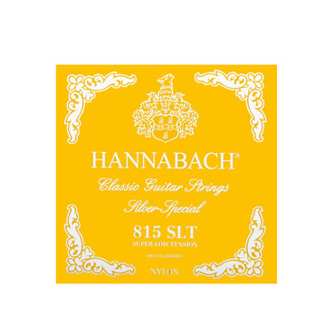 HANNABACH ハナバッハ 銀メッキ巻きクラシックギター弦 ナイロンセット弦 単品弦 ハーフセットクラシック 815シリーズ ミディアムテンション ハイテンション ナイロン弦 ドイツ製