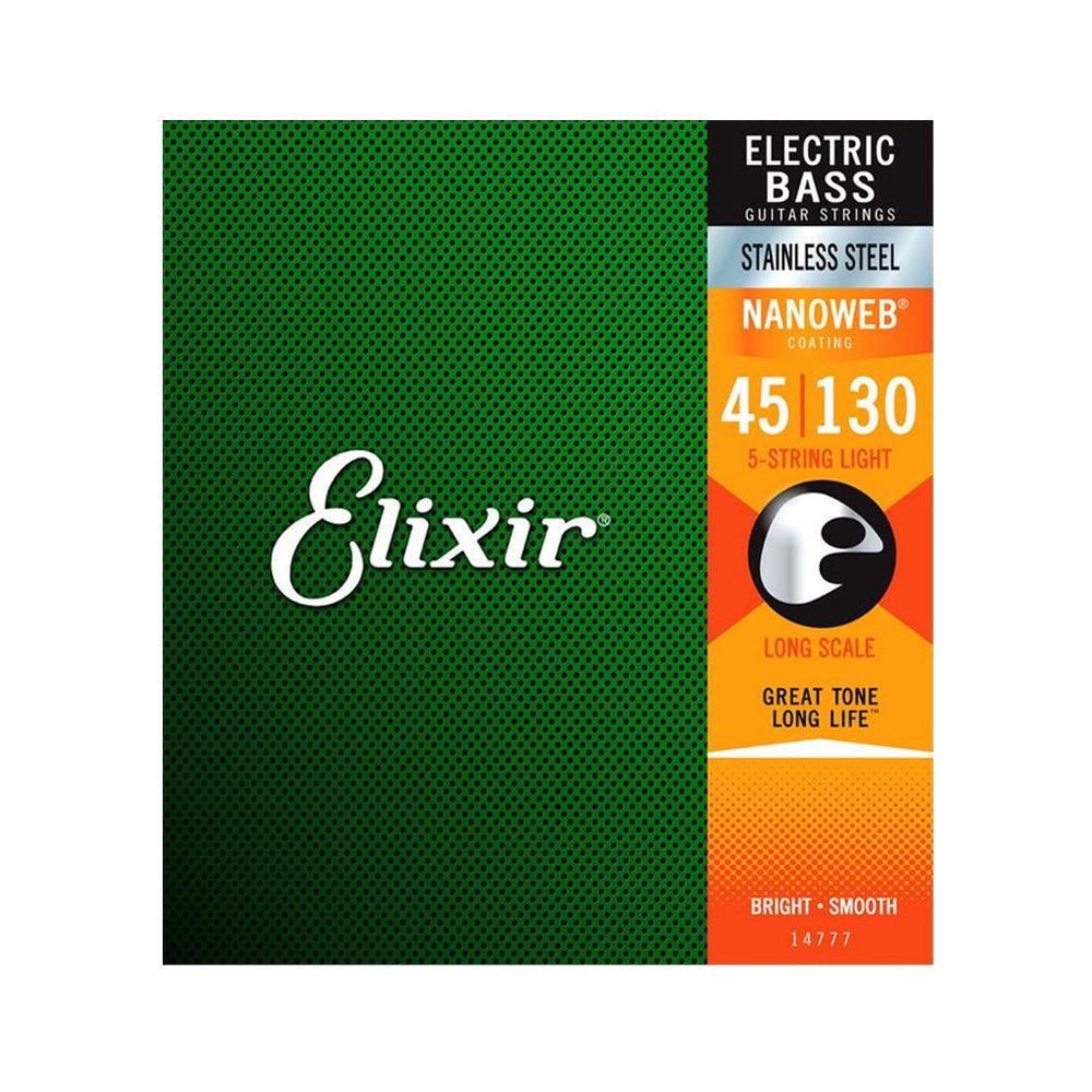 Elixir エリクサー 14-◯◯ 5弦ベース弦 ニッケルメッキ ステンレス