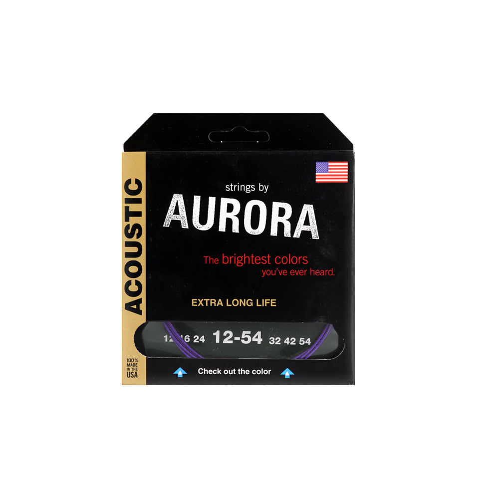 Aurora オーロラ カラーアコースティックギター弦