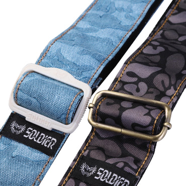 Soldier ソルジャー 1306 ◯◯キャンバス迷彩ギターストラップ