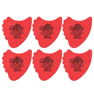 Jim Dunlop TORTEX FIN ギターピック フィンタイプ 414-◯◯ 6枚入り
