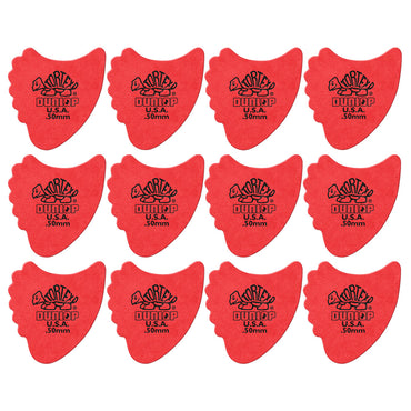 Jim Dunlop TORTEX FIN ギターピック フィンタイプ 414-◯◯ 12枚入り