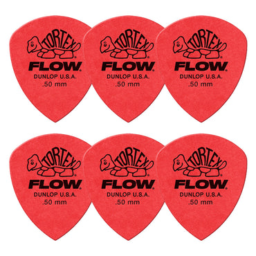 Jim Dunlop ジム ダンロップ 558R Tortex Flow ギターピック 6枚入り