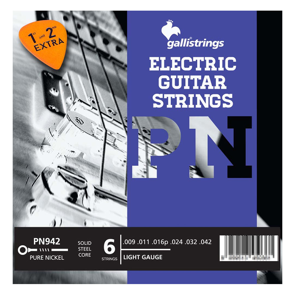 Gallistrings PNシリーズ ニッケル巻きエレキギター弦 PN942 PN1046 PN1150