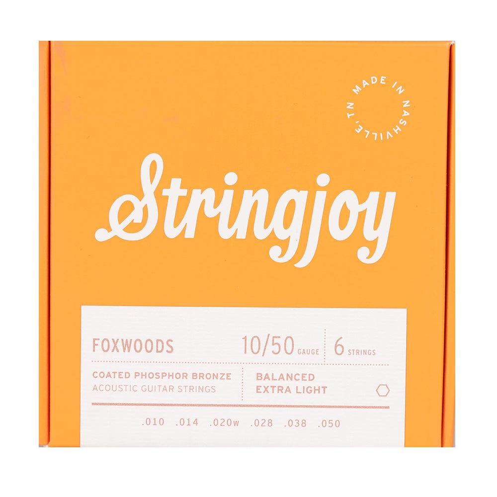 StringJoy ストリングジョイ アコースティックギター弦 アメリカ製ハンドメイド コーティング弦