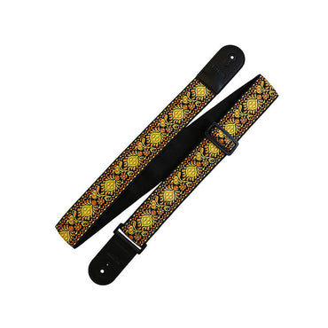 Richter リヒター ナイロンギターストラップ Retroシリーズ ヴィンテージジャカード編みショルダーストラップ アコギ・エレキギター・ベース兼用 ドイツ製