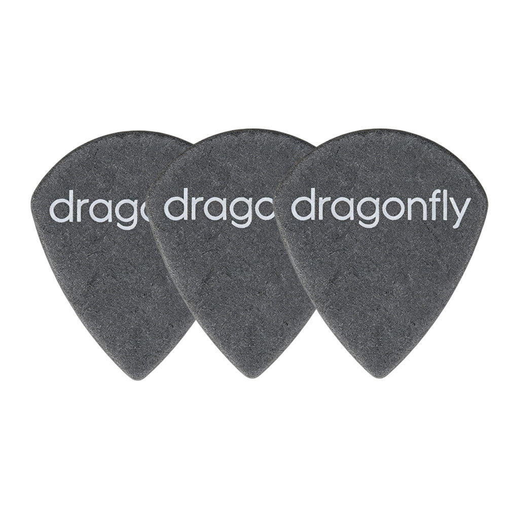 Dragonfly TDM-HGシリーズ ミニジャズタイプ つや消し滑り止めギターピック 3枚入り