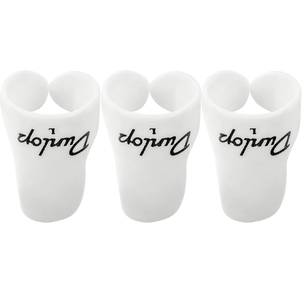 Jim Dunlop White Plastic Fingerpicks 9011R / 9021R 3枚入り