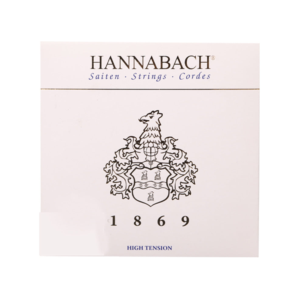 HANNABACH ハナバッハ カーボン 金メッキ巻きクラシックギター弦 1869MHT 1869HT ミディアム ハイ テンション ハイテンション ナイロン弦 ドイツ製
