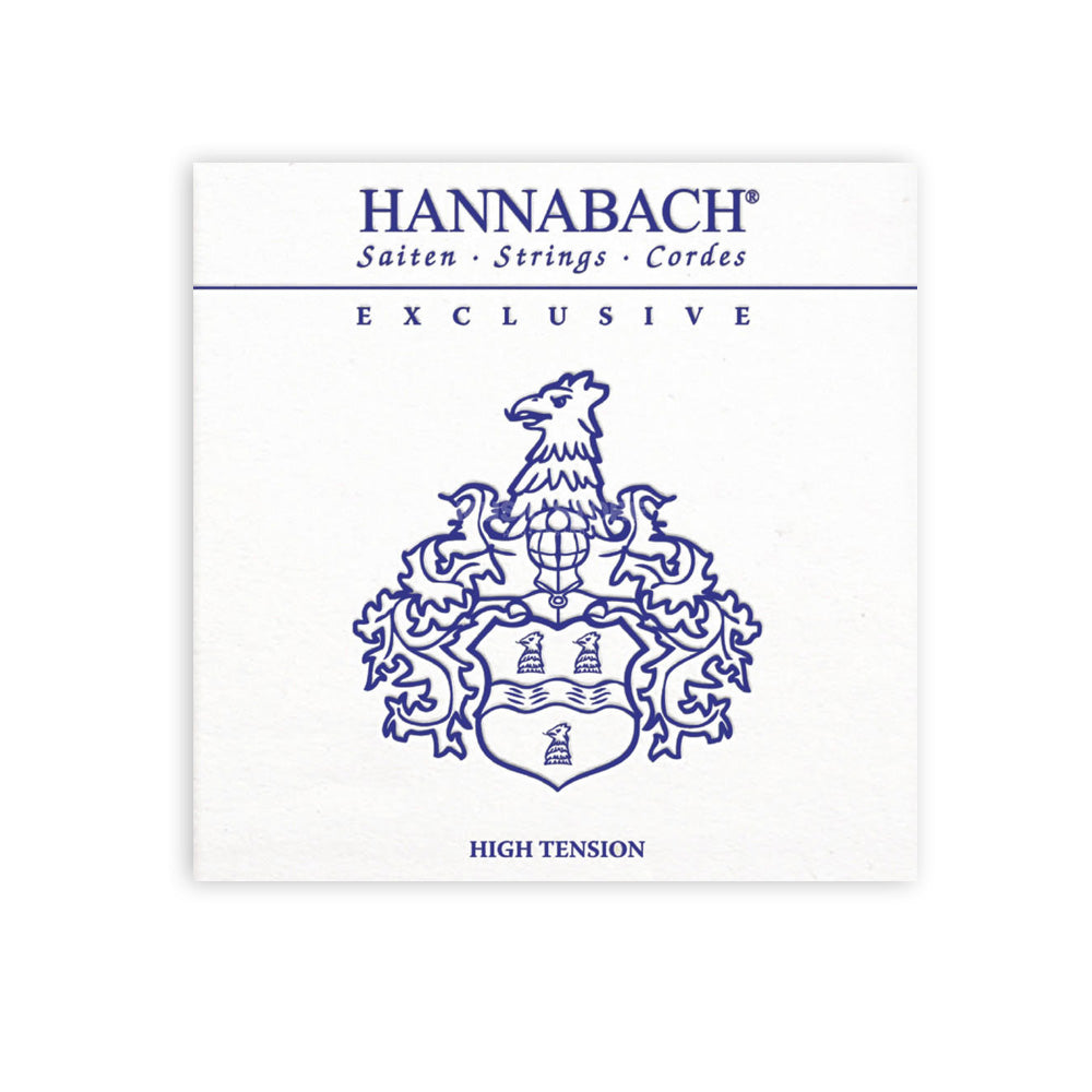 HANNABACH ハナバッハ 銀メッキ巻きクラシックギター弦 EXCLMT EXCLHT ミディアムテンション ハイテンション ナイロン弦 ドイツ製