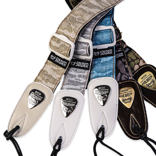 Soldier ソルジャー 1306 ◯◯キャンバス迷彩ギターストラップ