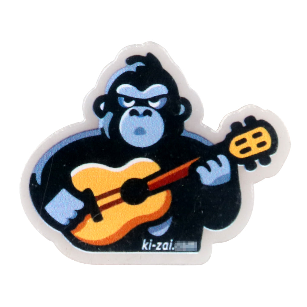 KIZAIキザイ QC0485 オランウータンシリーズ ギターマグネット 腕を上げ 怒っている ぼんやりしている