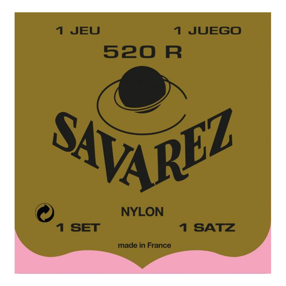 Savarez 520-◯◯ ナイロンクラシックギター弦 フランス製