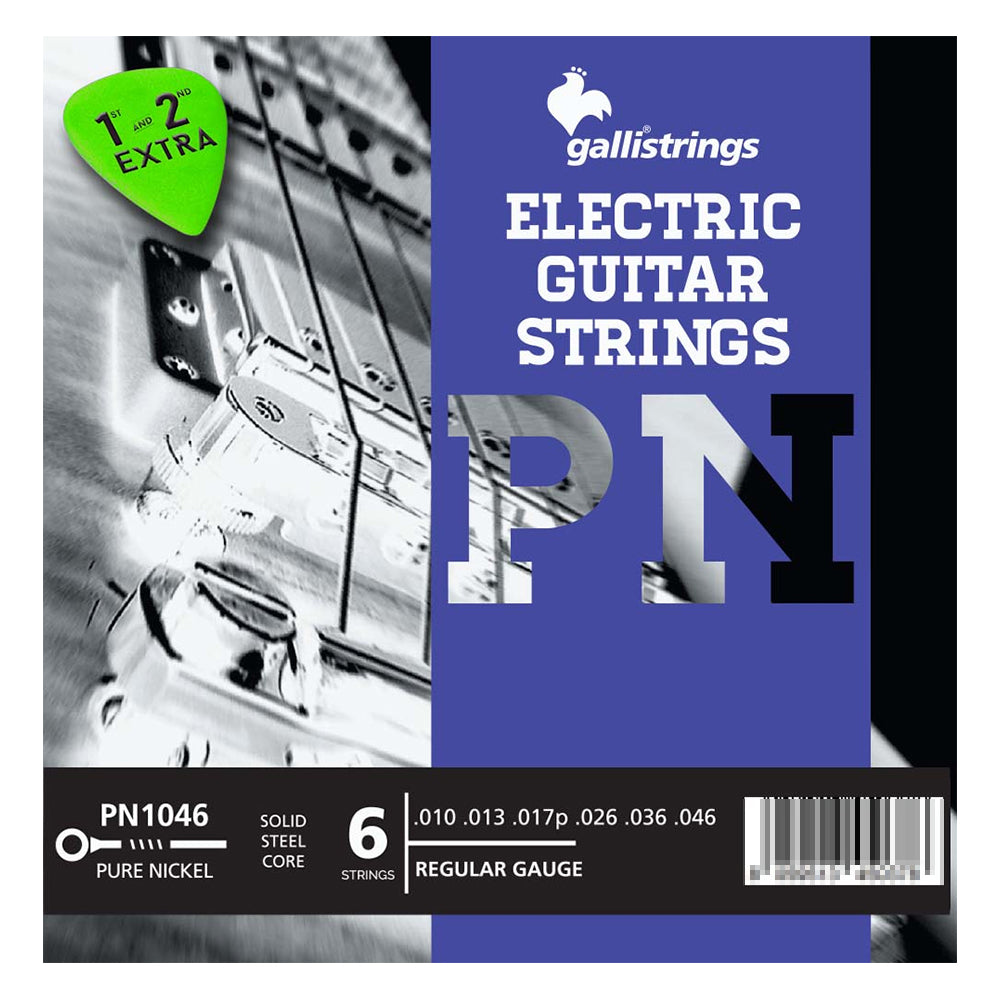 Gallistrings PNシリーズ ニッケル巻きエレキギター弦 PN942 PN1046 PN1150