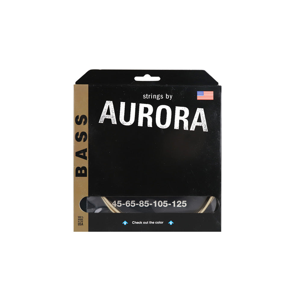 Aurora オーロラ カラー5弦ベース弦(45-125)