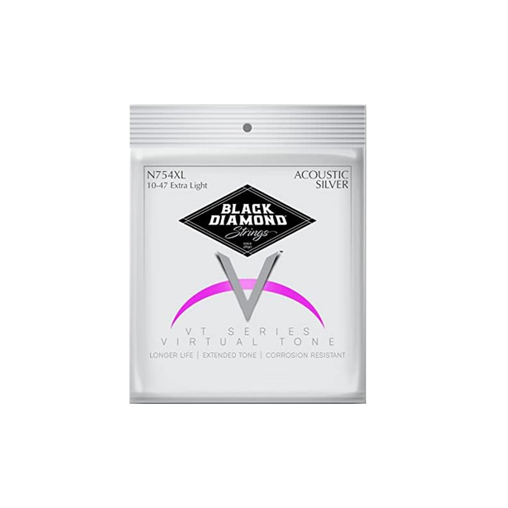 Black Diamond Strings ブラックダイヤモンド・ストリングス N754◯◯ アコースティックギター弦 シルバーメッキシリーズ
