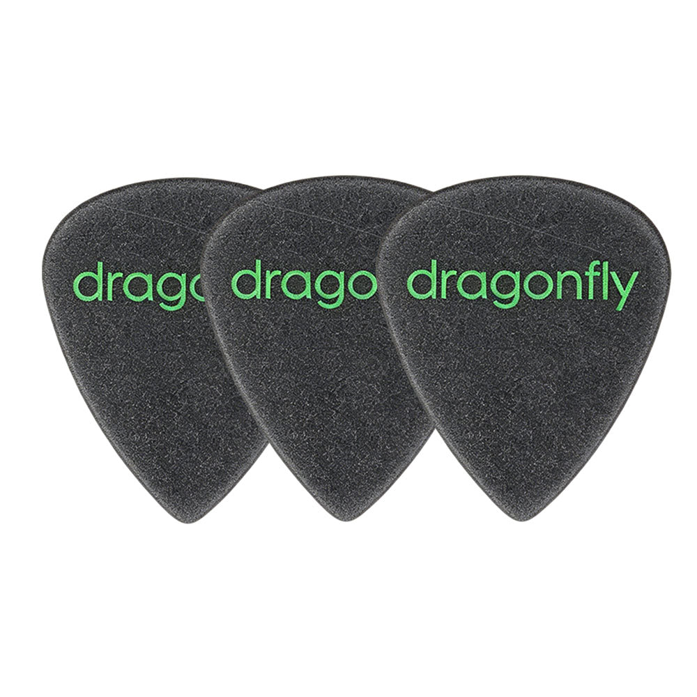 Dragonfly TD-HGシリーズ ティアドロップ型ギターピック マット仕上げ 3枚入り