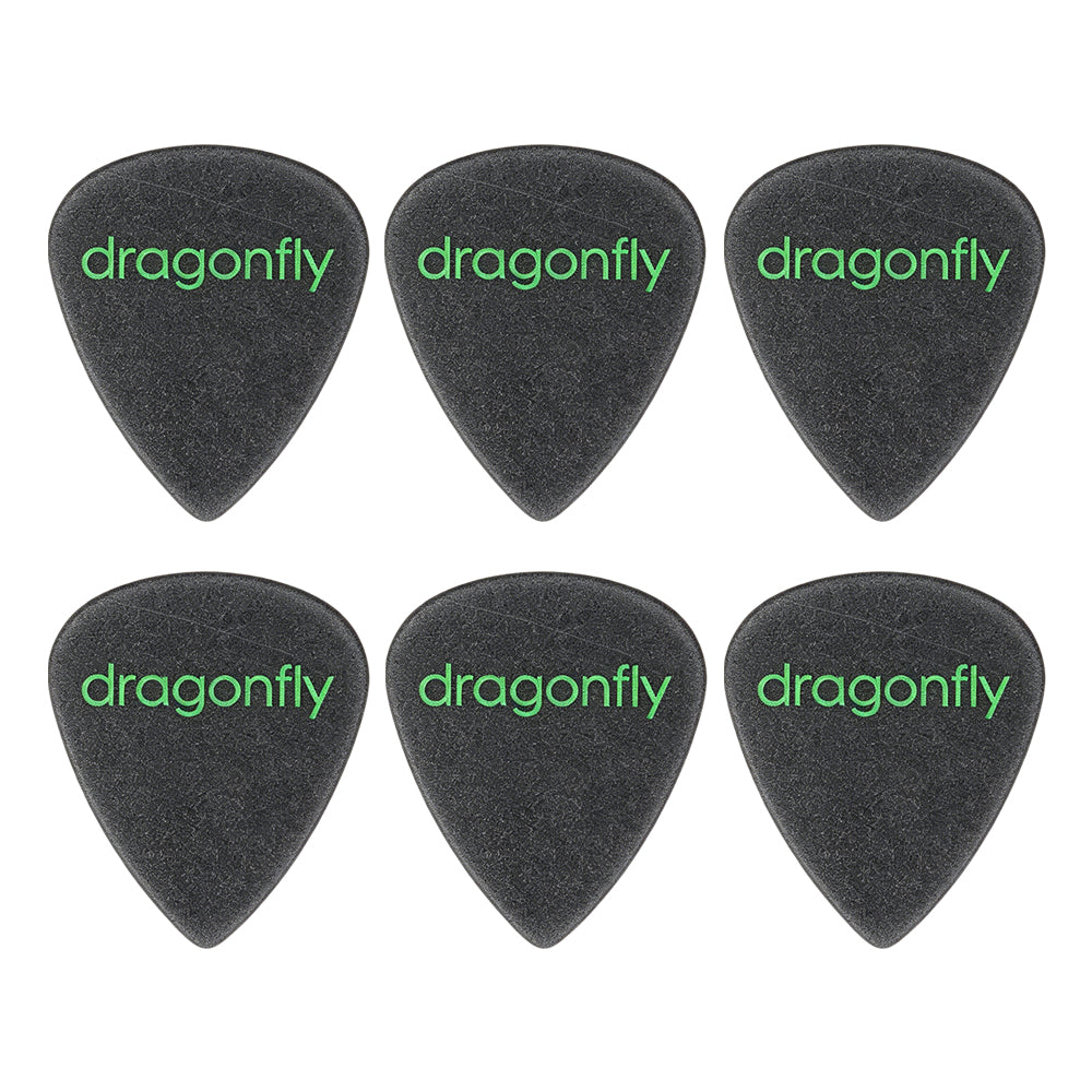 Dragonfly TD-HGシリーズ ティアドロップ型ギターピック マット仕上げ 6枚入り