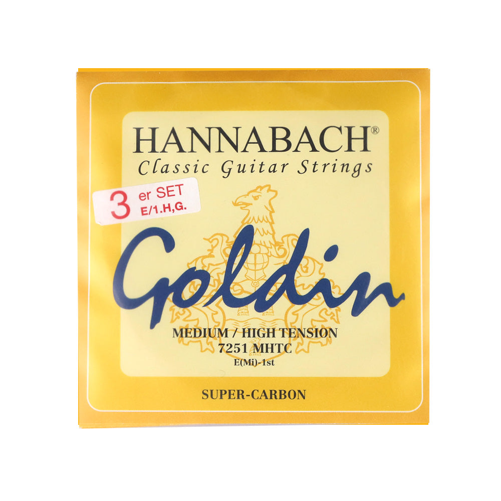 HANNABACH ハナバッハ クラシックギター弦 725シリーズ ナイロンセット弦 単品弦 ハーフセットクラシック ドイツ製
