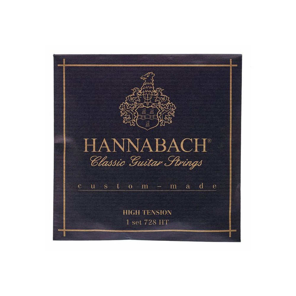 HANNABACH ハナバッハ 銀メッキ巻きクラシックギター弦 728シリーズ ローテンション ミディアムテンション ハイテンション ナイロン弦 ドイツ製