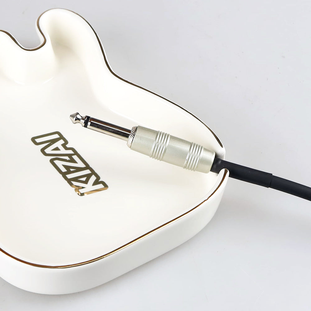 KIZAI キザイ QC0462 ギター型アクセサリー収納トレイ陶器の灰皿