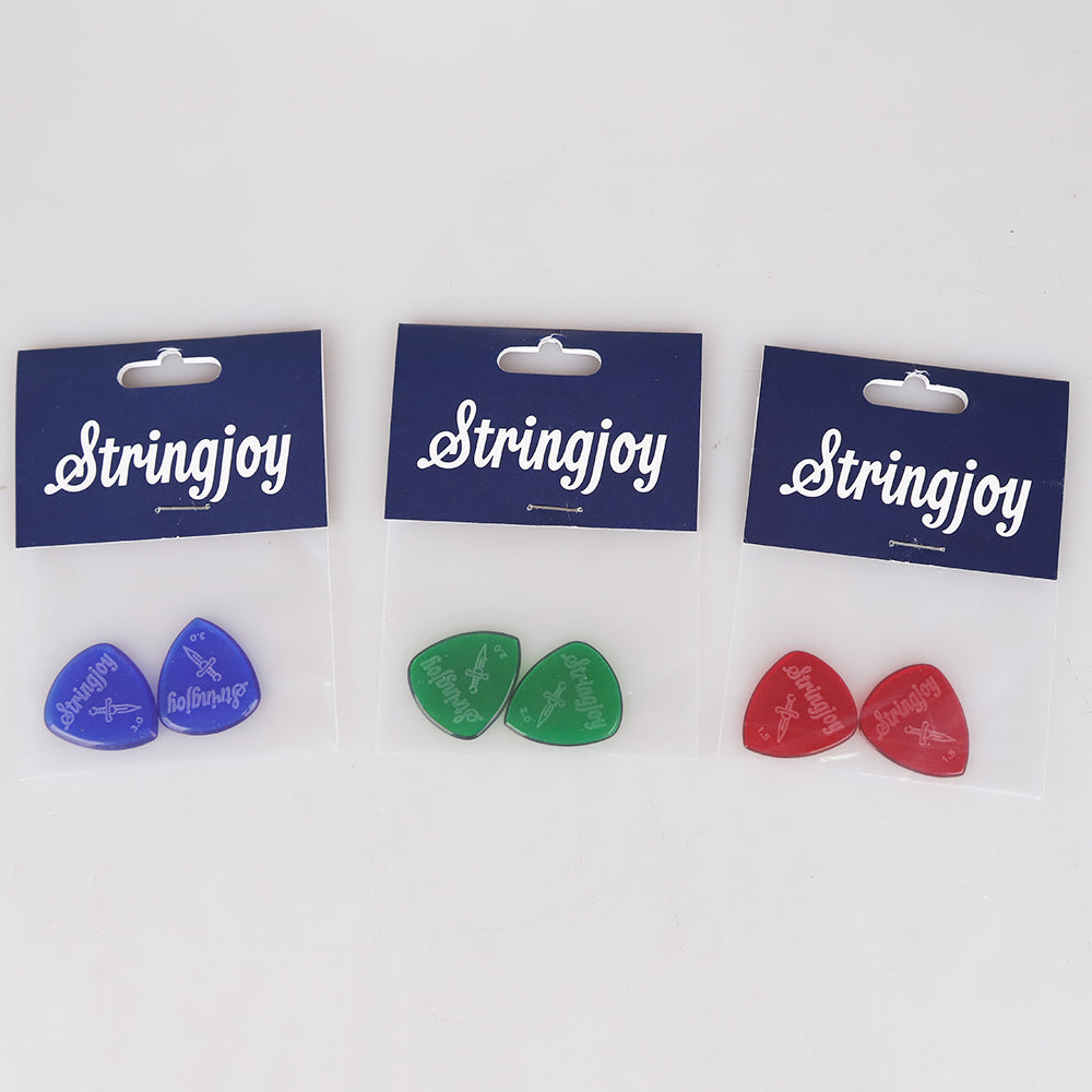 Stringjoy ストリングジョイ ギターピック 2枚入り 耐摩耗 滑り止め仕様
