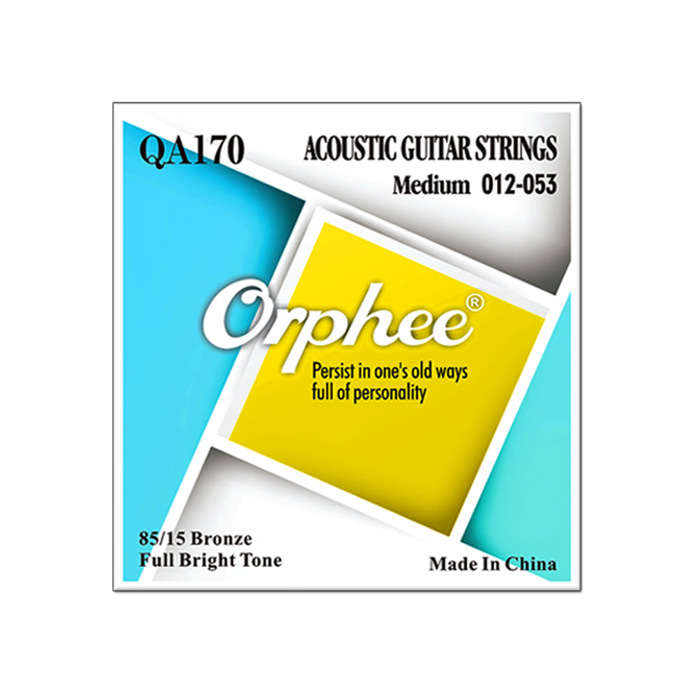 Orphee オルフェQA-◯◯ アコースティックギター弦 ナノコーティング 10-50 11-52 12-53