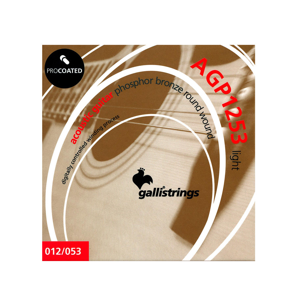 Gallistrings AGPコーティングシリーズ アコースティックギター弦 フォスファーブロンズ