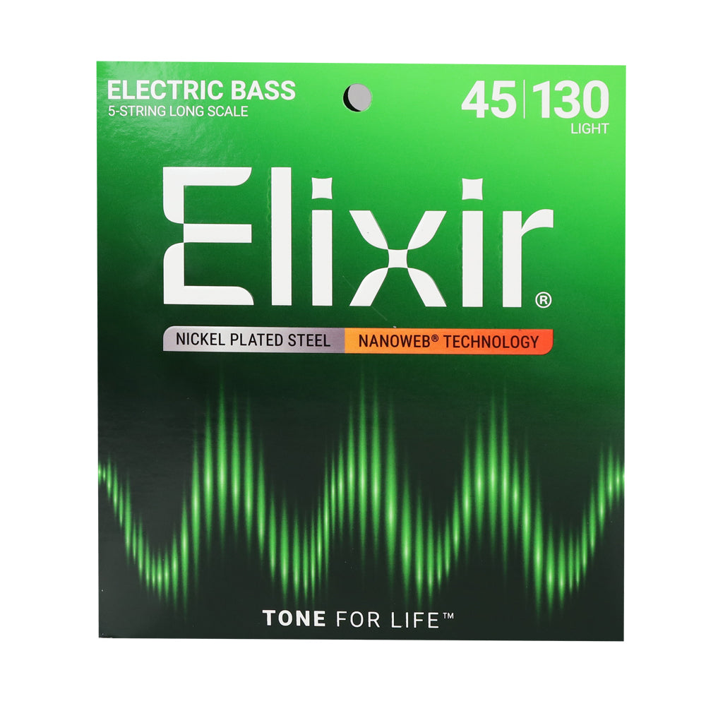 Elixir エリクサー 14-◯◯ 5弦ベース弦 ニッケルメッキ ステンレス