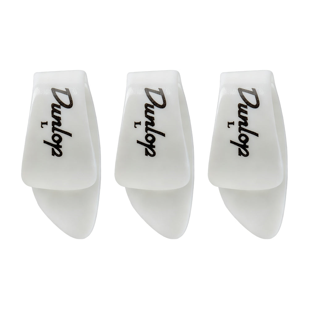 Jim Dunlop ホワイト サムピック 9002R / 9003R / 9012R / 9013R 3枚入り