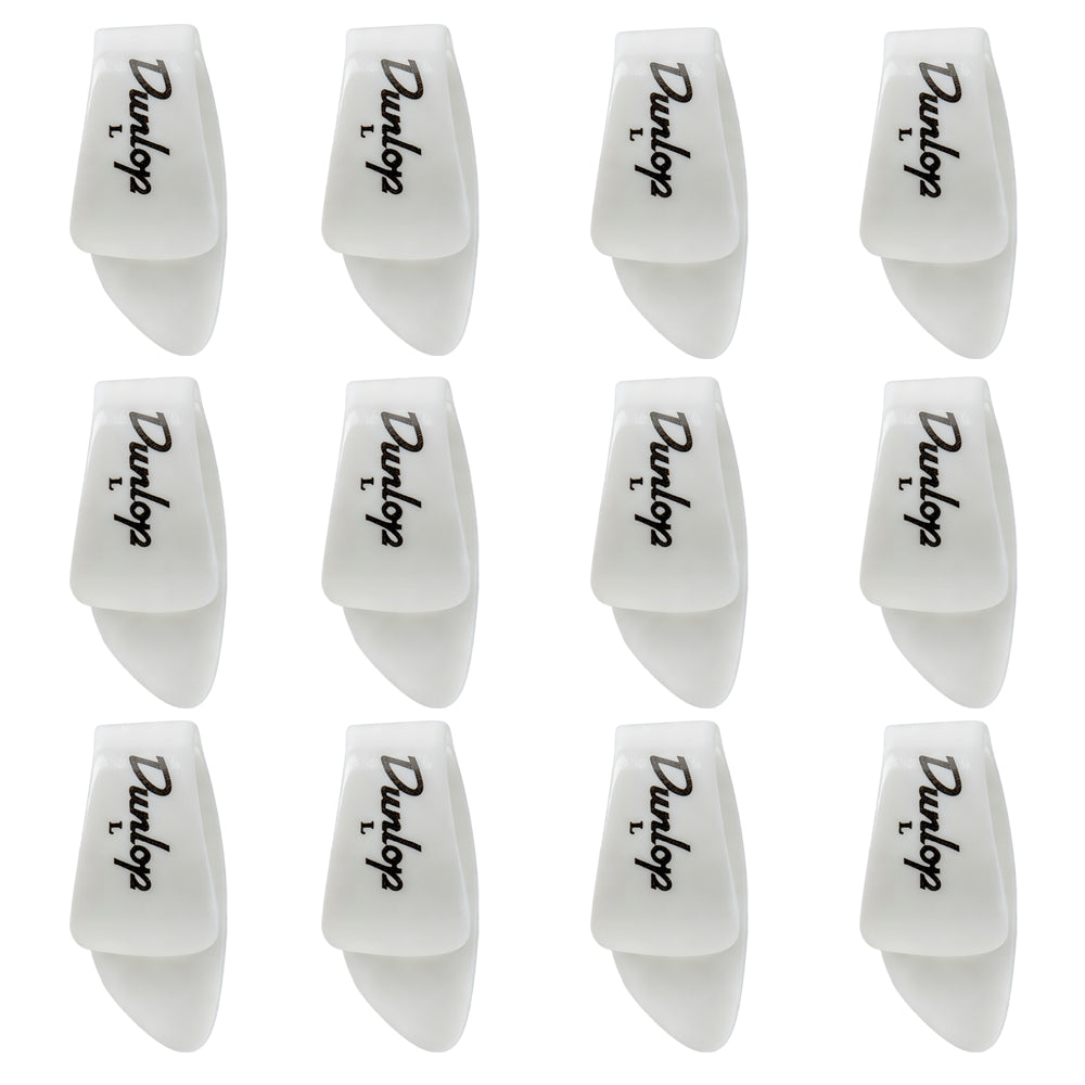 Jim Dunlop ホワイト サムピック 9002R / 9003R / 9012R / 9013R 12枚入り