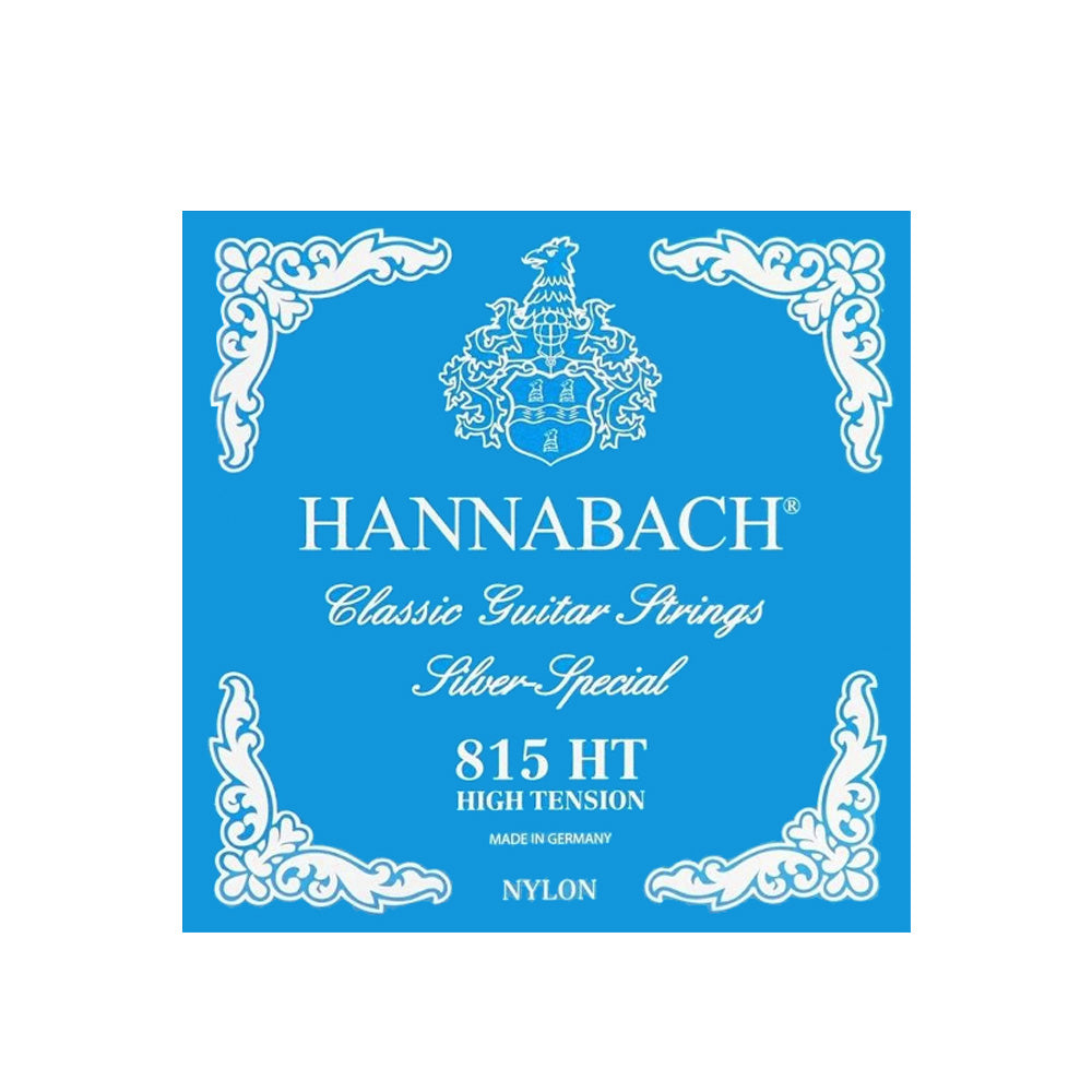 HANNABACH ハナバッハ 銀メッキ巻きクラシックギター弦 ナイロンセット弦 単品弦 ハーフセットクラシック 815シリーズ ミディアムテンション ハイテンション ナイロン弦 ドイツ製