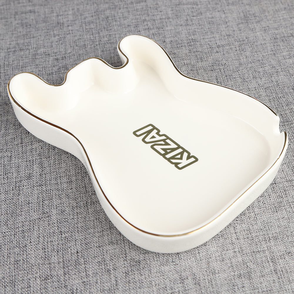 KIZAI キザイ QC0462 ギター型アクセサリー収納トレイ陶器の灰皿