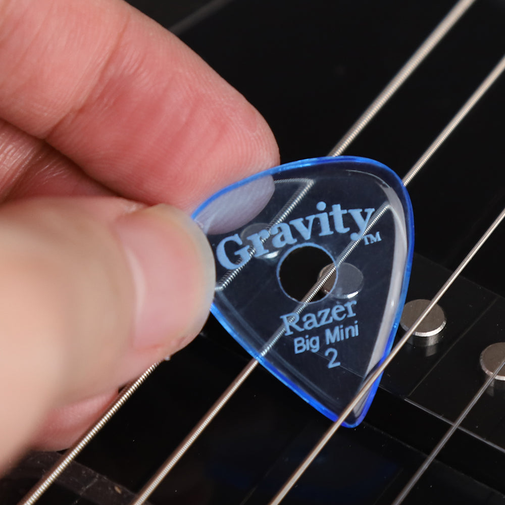 Gravity グラビティ Razer big mini ギターピックGRAB2PR blue 1枚入り