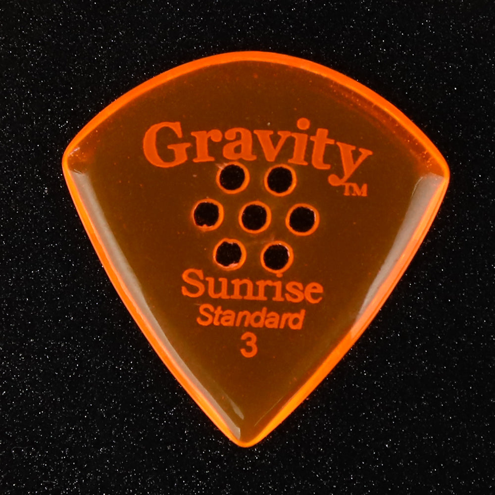 Gravity グラビティ Sunrise Standard ギターピックGSUS3PM orange 1枚入り