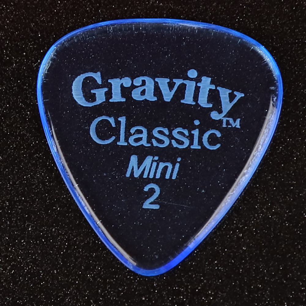 Gravity グラビティClassic Mini ギターピック JAZZ GCLM2P blue 1枚入り