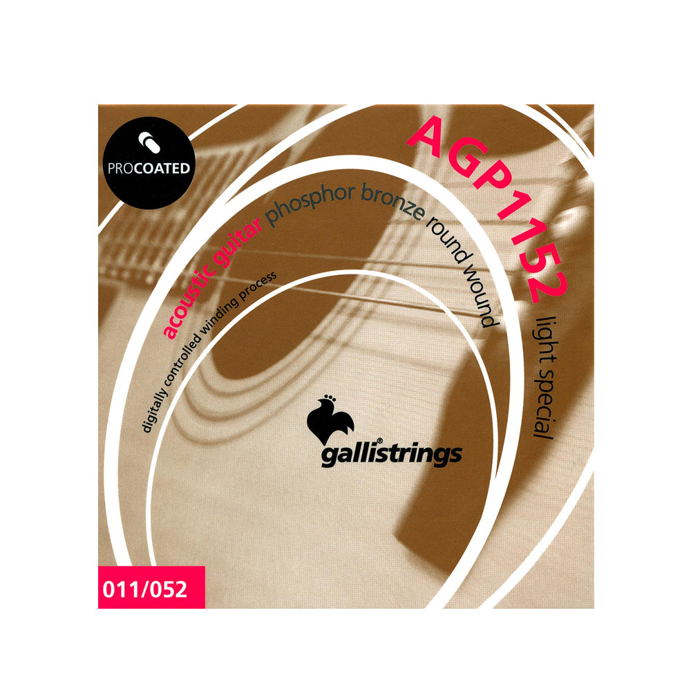 Gallistrings AGPコーティングシリーズ アコースティックギター弦 フォスファーブロンズ