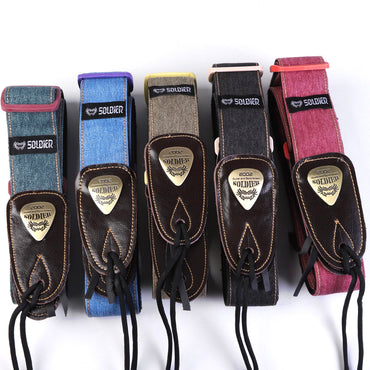 Soldier ソルジャー 1307 ◯◯デニムシリーズギターストラップ