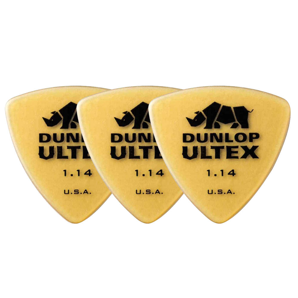 Jim Dunlop ジム ダンロップ 426R-◯◯ ギターピック ライノトライアングル 透明イエロー 3枚入り