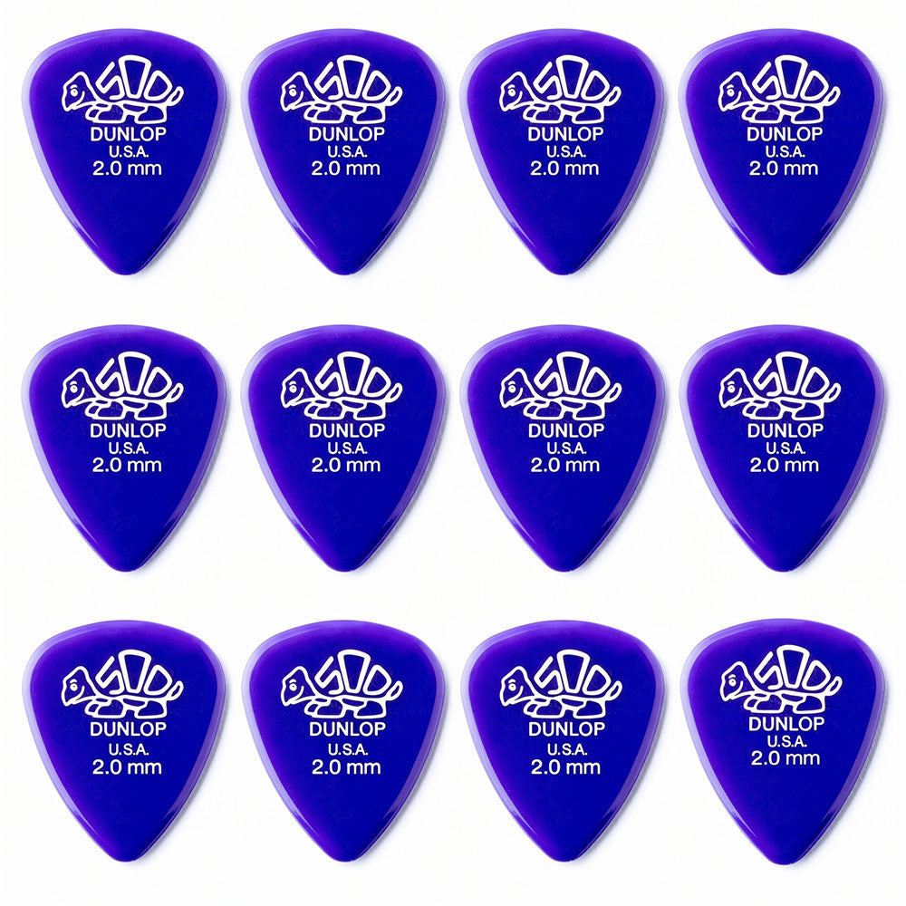 JIM Dunlop Delrin 500 樹脂べっ甲柄スタンダードギターピック 41R 12枚入り