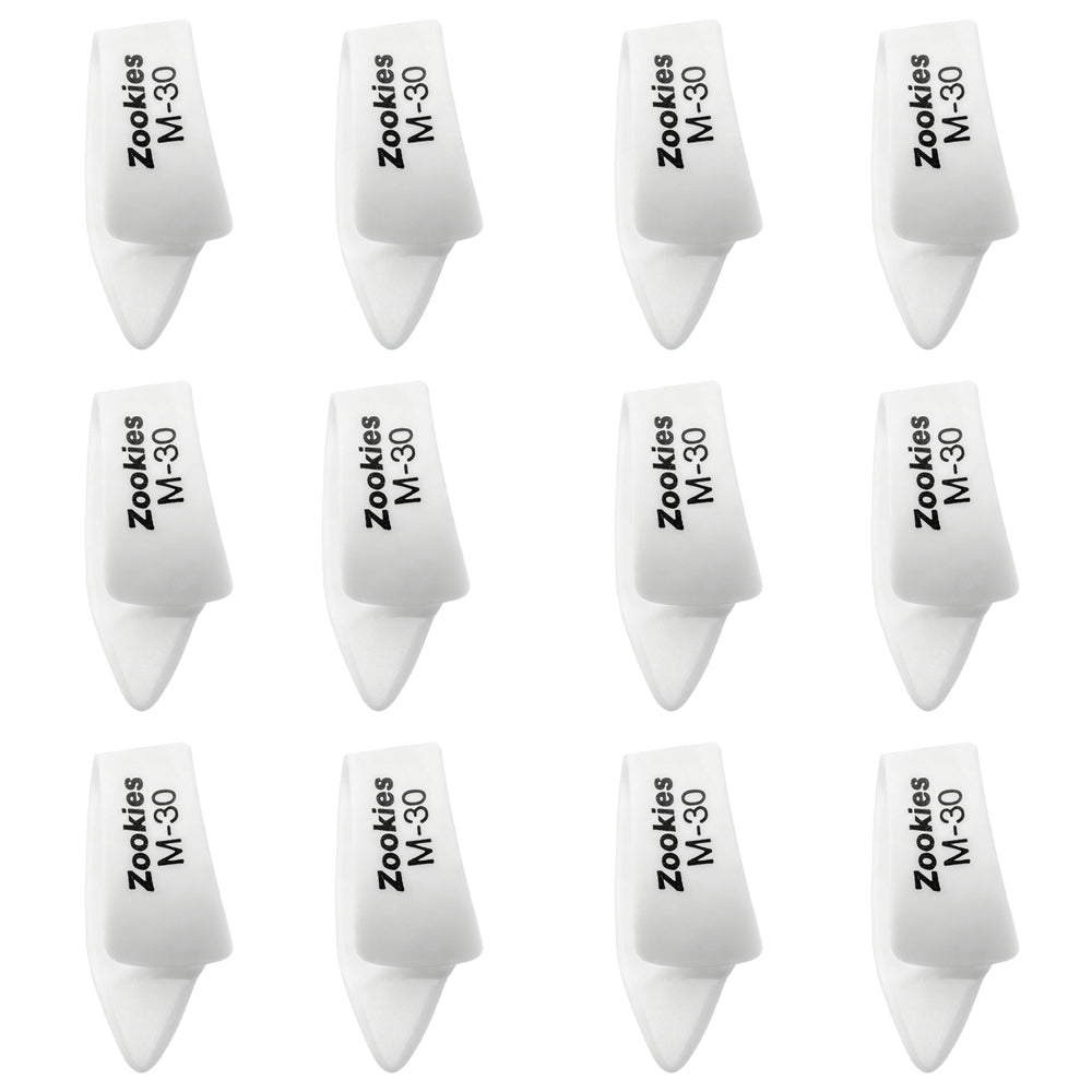 Jim Dunlop Zookies™ サムピック 10° / 20° / 30° Medium/Large 12枚入り