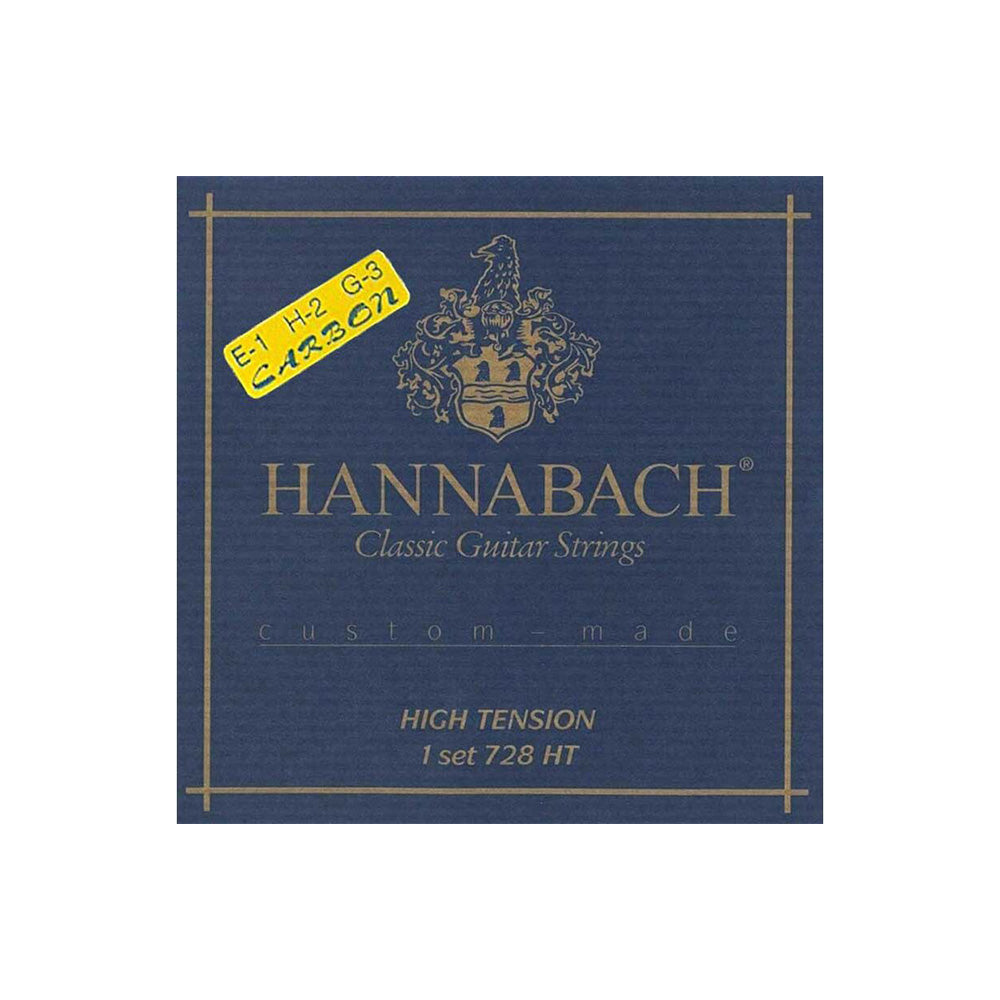 HANNABACH ハナバッハ 銀メッキ巻きクラシックギター弦 728シリーズ ローテンション ミディアムテンション ハイテンション ナイロン弦 ドイツ製